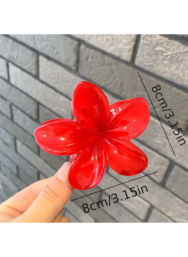 Ice Crystal Sense Floral Hair Clips 7pcs Set for Daily Wear and Parties - Image 4